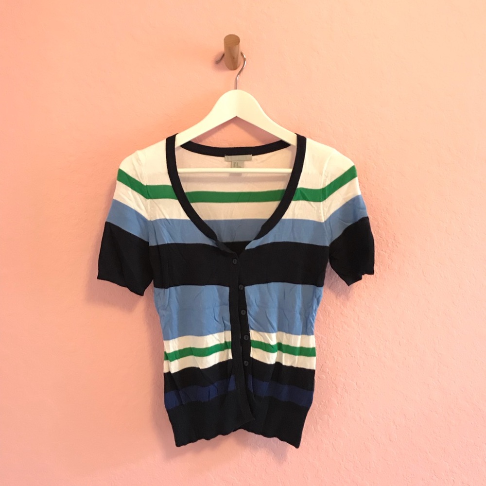 h&m striped cardigans